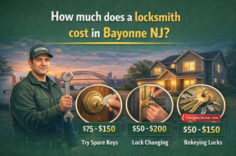 How much does a locksmith cost in Bayonne NJ